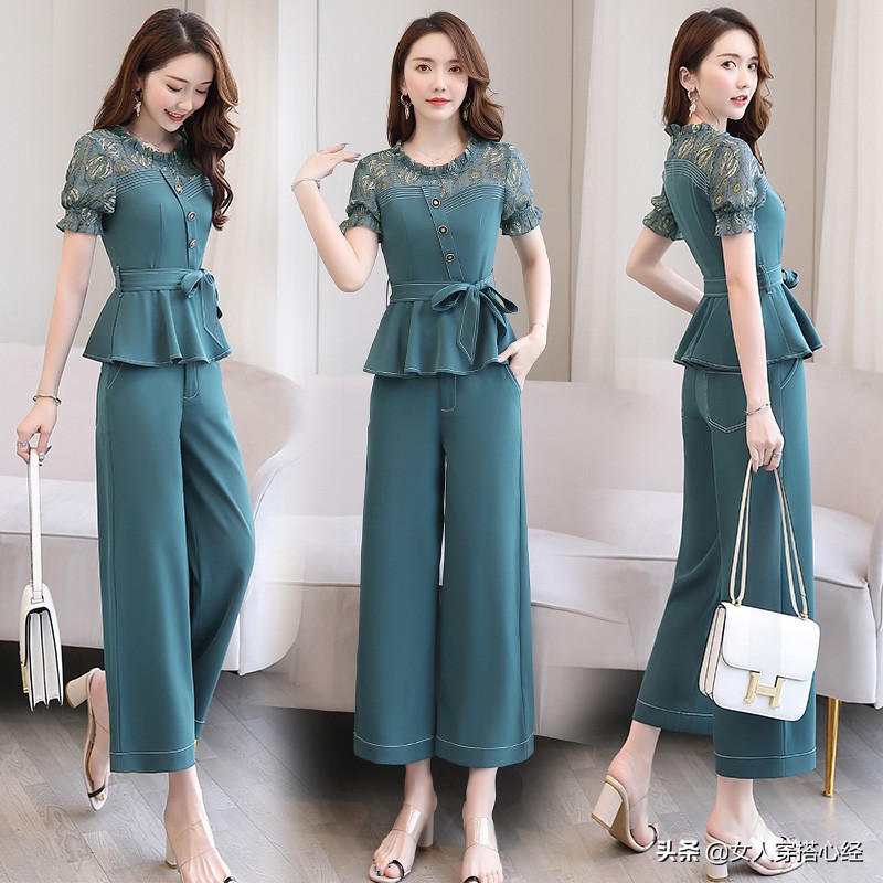 小香风减龄御姐范儿套装,40岁胖女人穿什么小香风套装好看