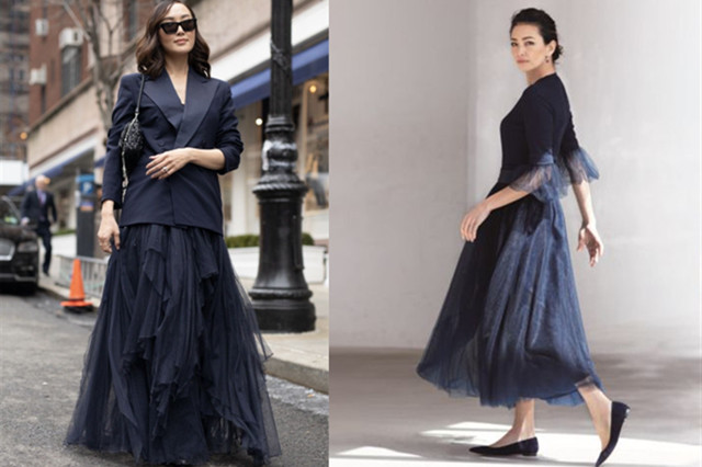 纱裙怎么穿有垂感,纱裙什么版型穿不显胖