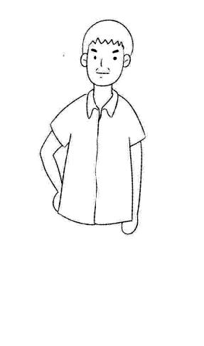 爸爸照片卡通形象,卡通爸爸怎么画简单又好看