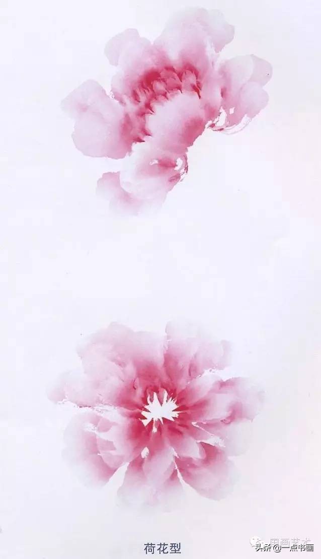 齐白石牡丹国画写意作品,写意国画牡丹的用笔技巧