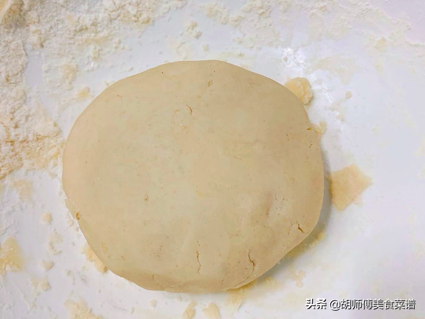 传统手工板栗酥饼,一次吃了10个板栗酥饼