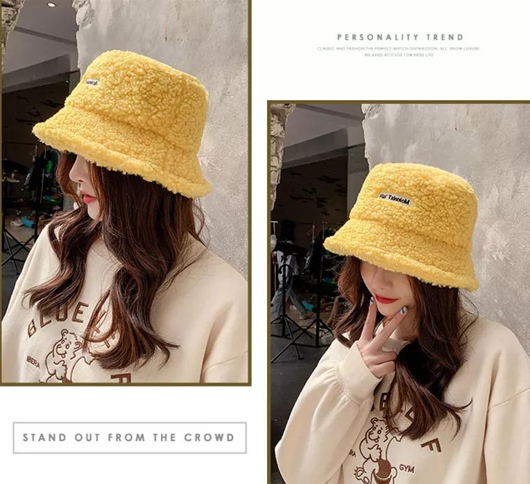 羊羔绒渔夫帽，戴上就会爱上