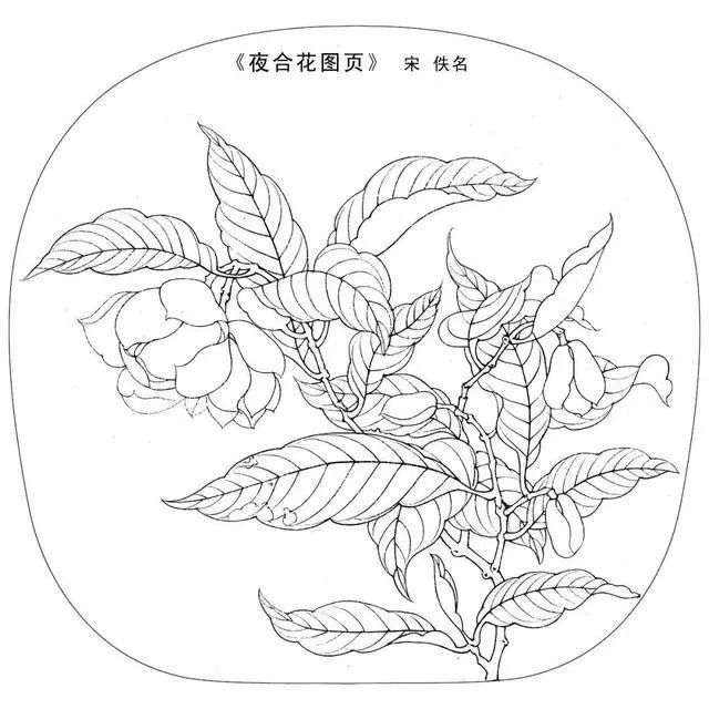 工笔白描底稿高清大图,宋人工笔画白描图片