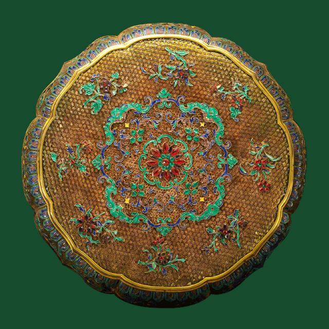 烧蓝景泰蓝区别,景泰蓝点蓝的材料