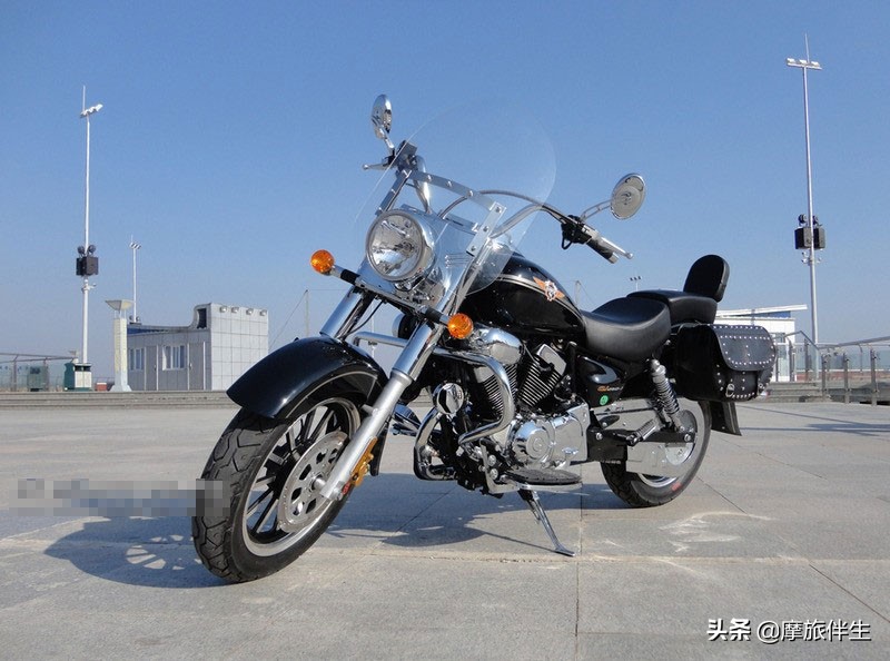 钱江摩托最像哈雷的车,国产太子250钱江巡航摩托车