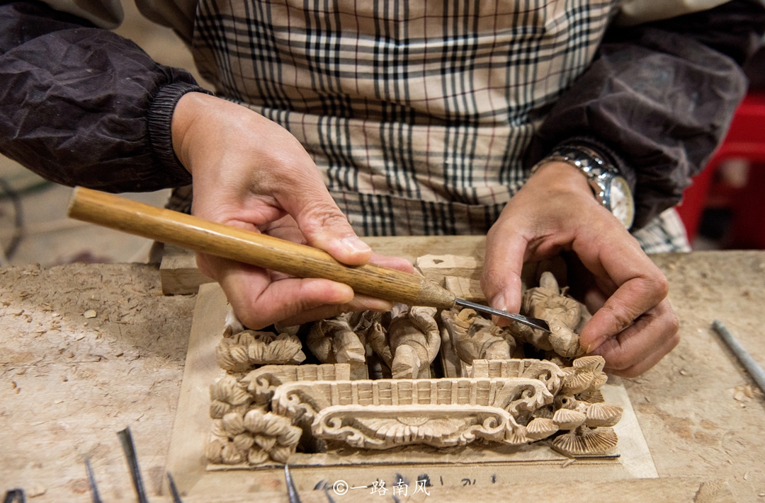 潮州非遗木雕体验,精致的潮州木雕技艺