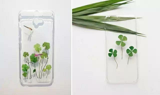 买手机送的透明壳，太难看？小姐姐教你做出最美“花壳”，收藏