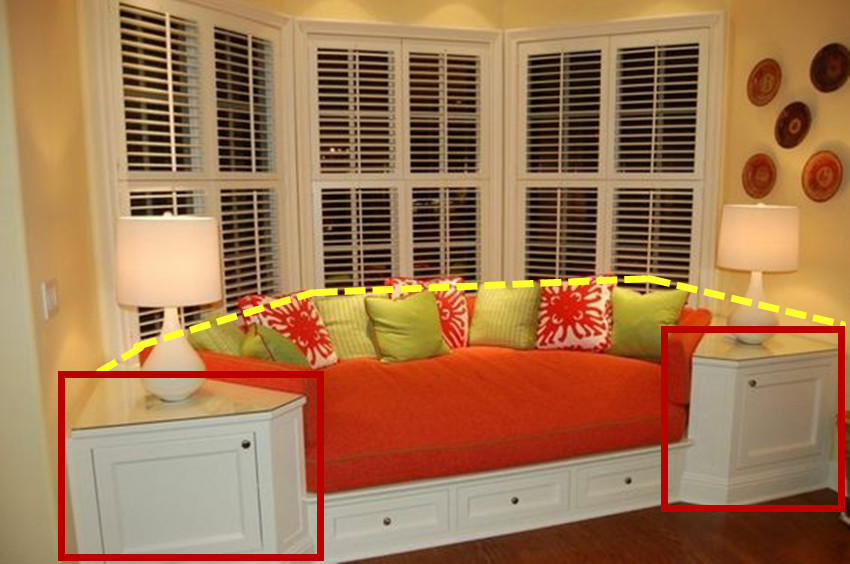 阳台飘窗沙发一体设计,小户型飘窗沙发餐桌一体效果图