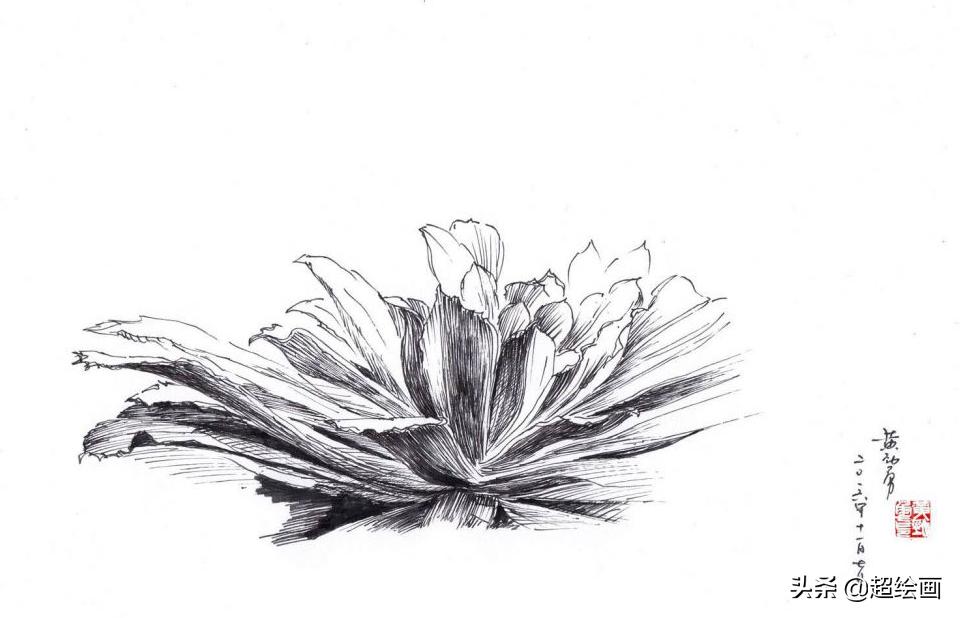 十大顶级钢笔画速写,钢笔速写100幅图片