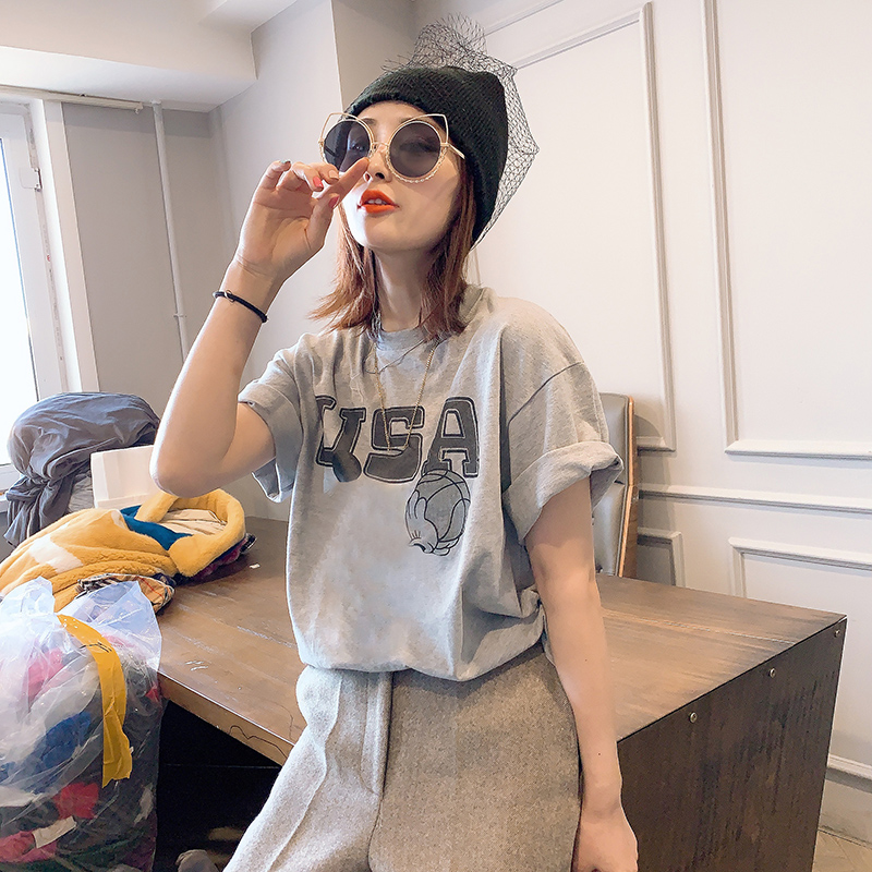 法式气质风内搭t恤,欧洲风穿搭t恤