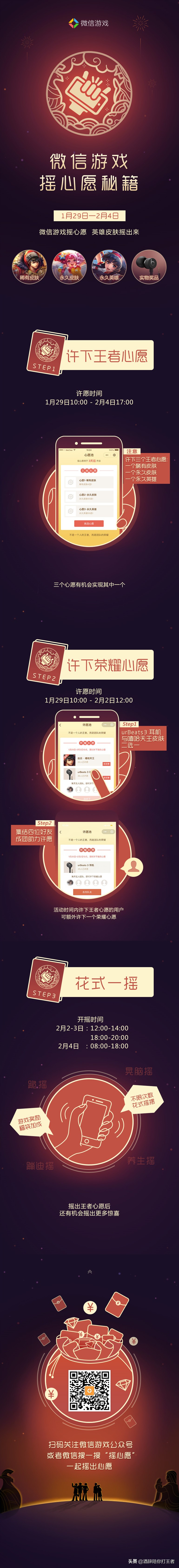 王者荣耀新年摇心愿有哪些皮肤,王者荣耀摇心愿必中永久英雄