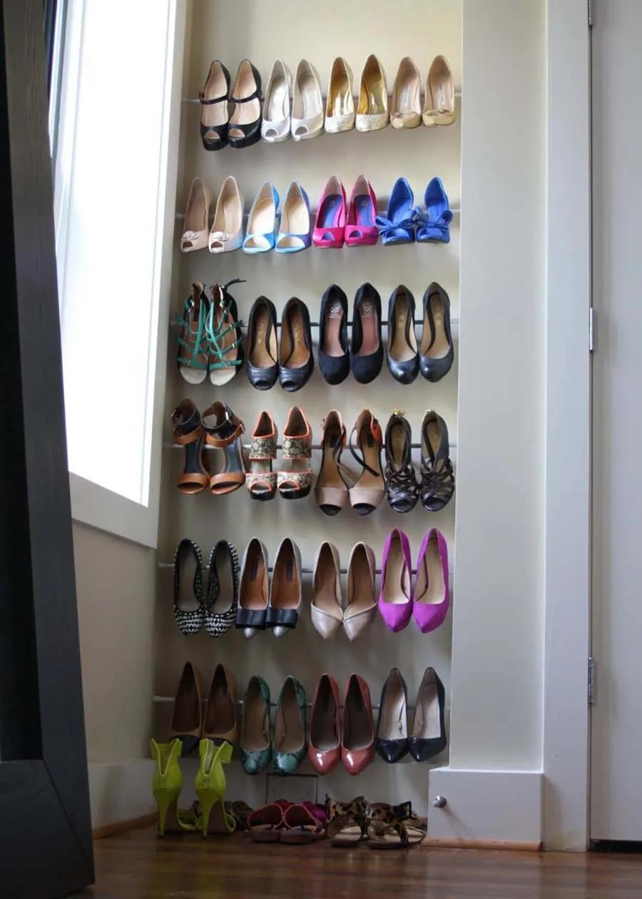 玄关收纳鞋帽间正流行!单车、婴儿车都能放,太好用