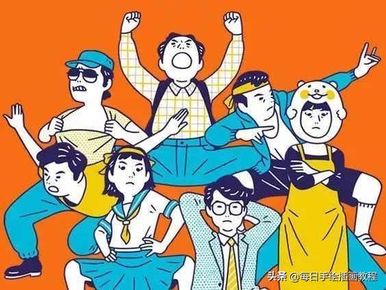 日本大师画插画,日本风格诡异插画