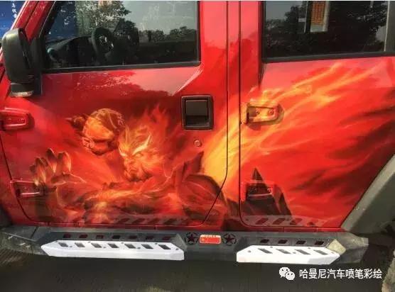 汽车彩绘喷漆技术详解,汽车喷画笔怎么使用