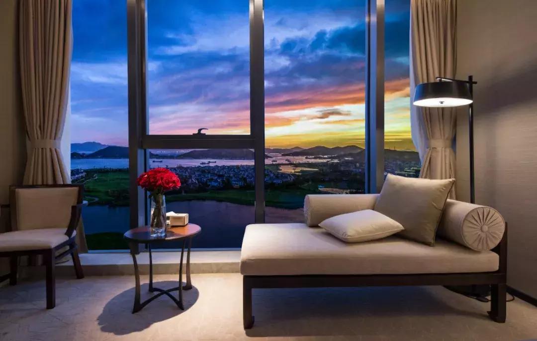 普陀山岛上海景酒店推荐第一名,海天一色面朝大海的度假酒店推荐