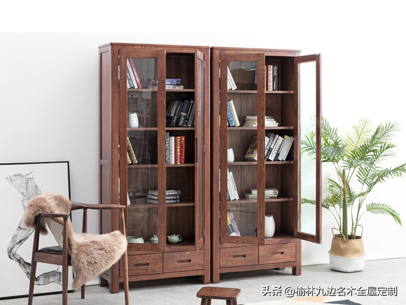 书柜什么颜色好看,书柜什么颜色板材好看