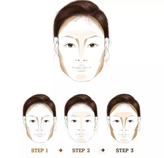 大脸学化妆新手零基础教程,短脸怎么化妆好看教程