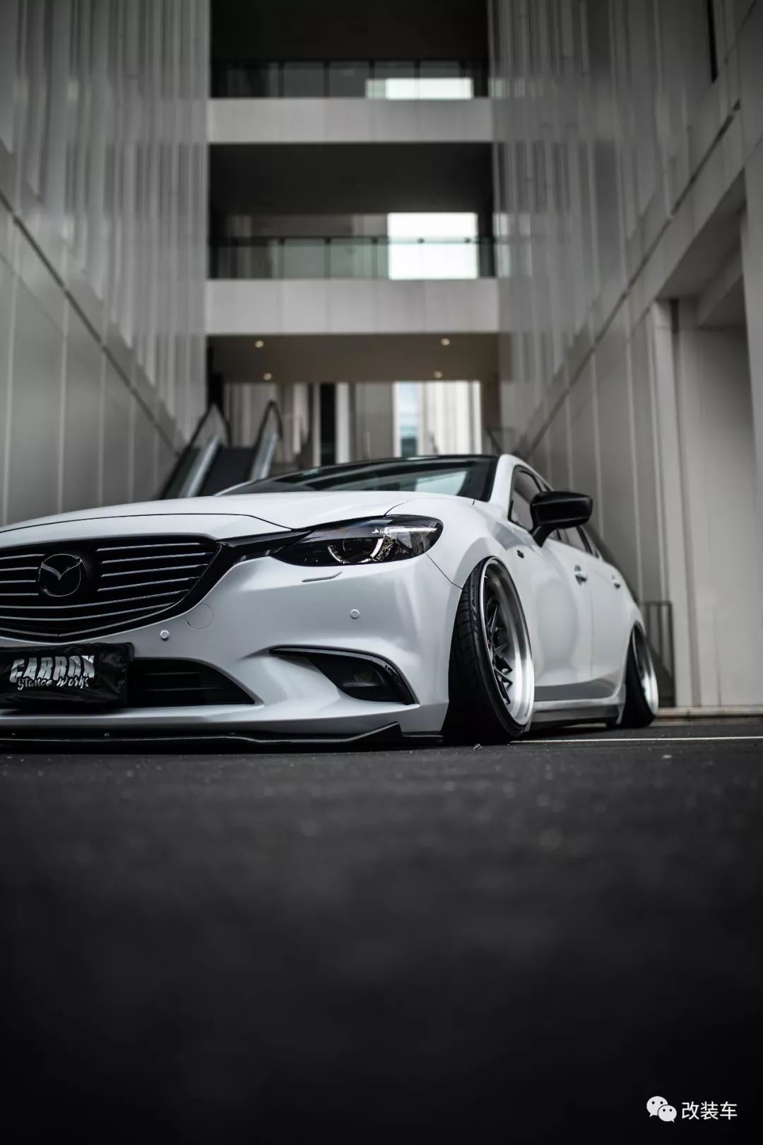 把马自达改装成玛莎拉蒂,马自达阿特兹改装外观全过程