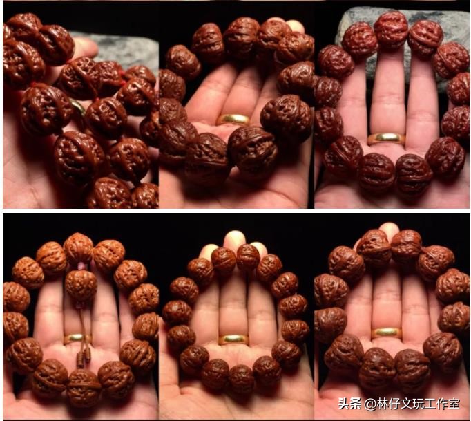 文玩小核桃手串正确盘玩方法,玩野生的文玩核桃好吗