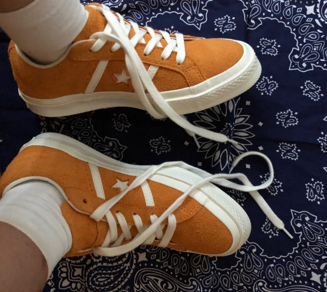 夏天出街不得不说橘色球鞋,除了扣碎还有这些,清新活力越看越美