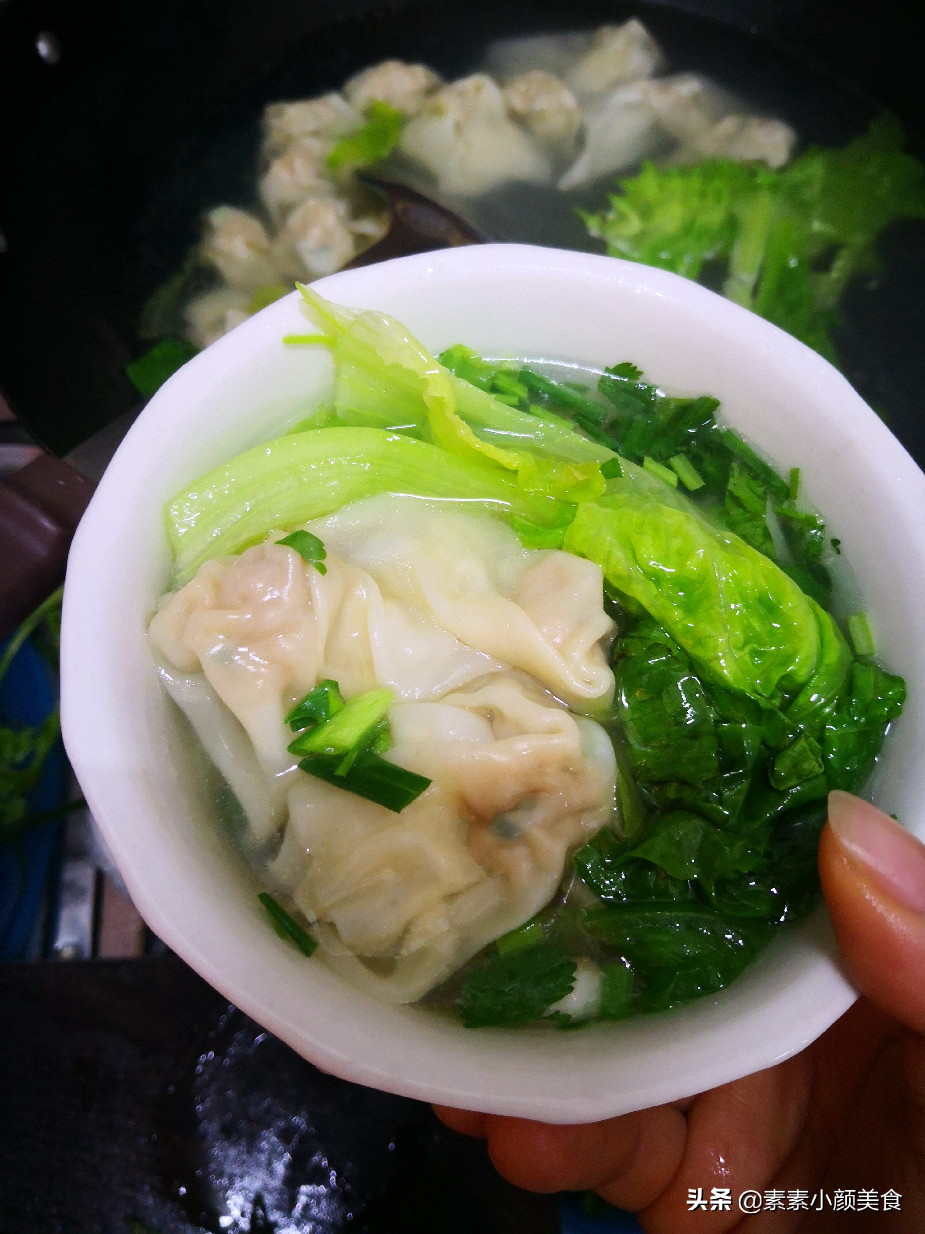 现做手工云吞20个,云吞手工饺子