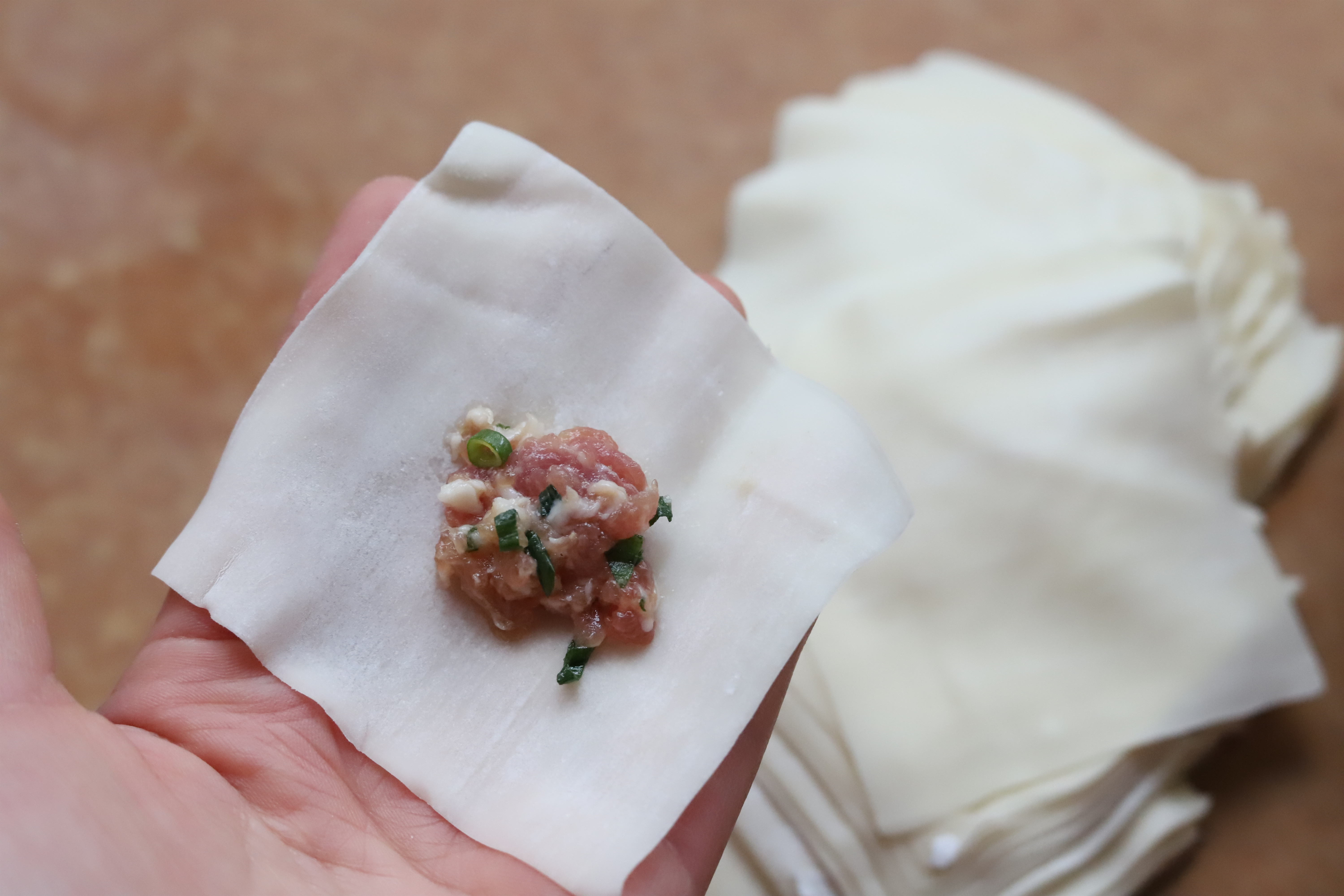 家常菜日记鲜肉馄饨调馅,吉祥馄饨金秋虾仁鲜肉小馄饨