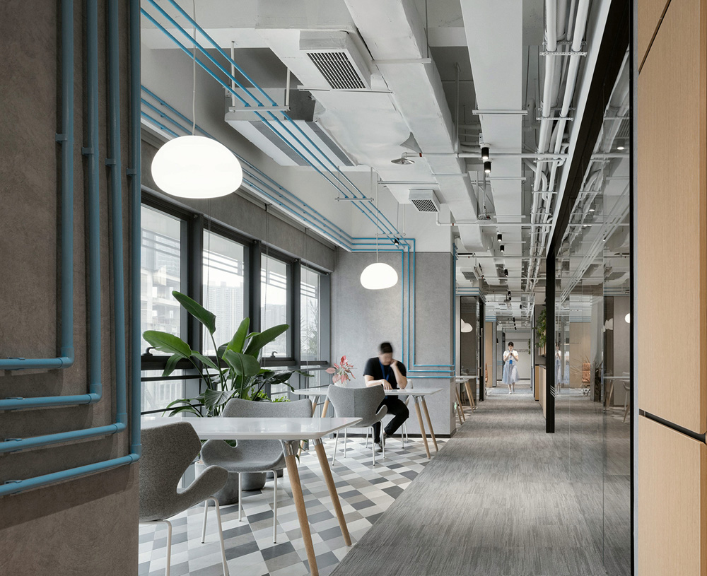 高级工业风尚游游戏深圳办公设计欣赏