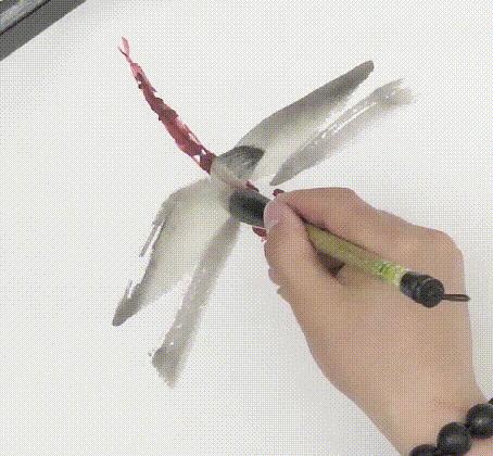 蜻蜓荷花图怎么画,夏天带有荷花蜻蜓的场景画法