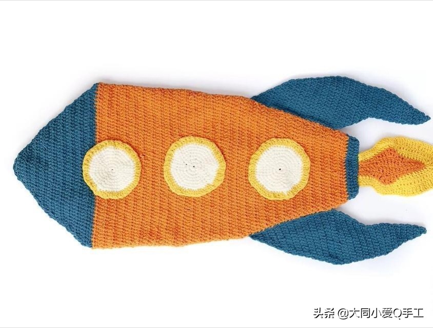 美人鱼睡袋钩编,钩织睡袋