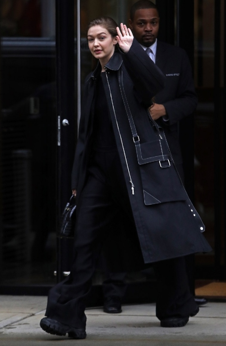 gigi最新穿搭,超模gigi穿搭集锦