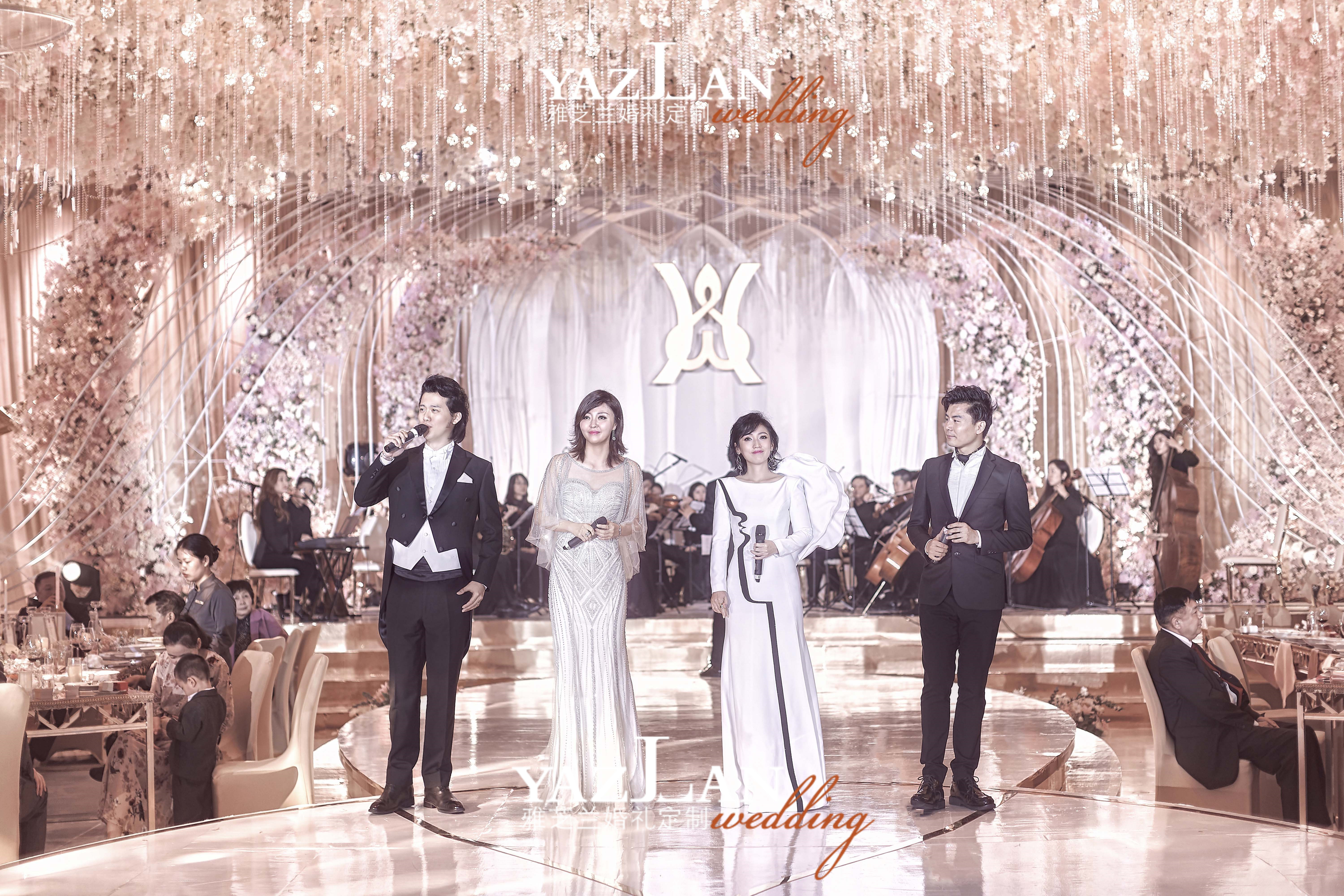 百万级婚礼现场中式,顶级西式婚礼教堂