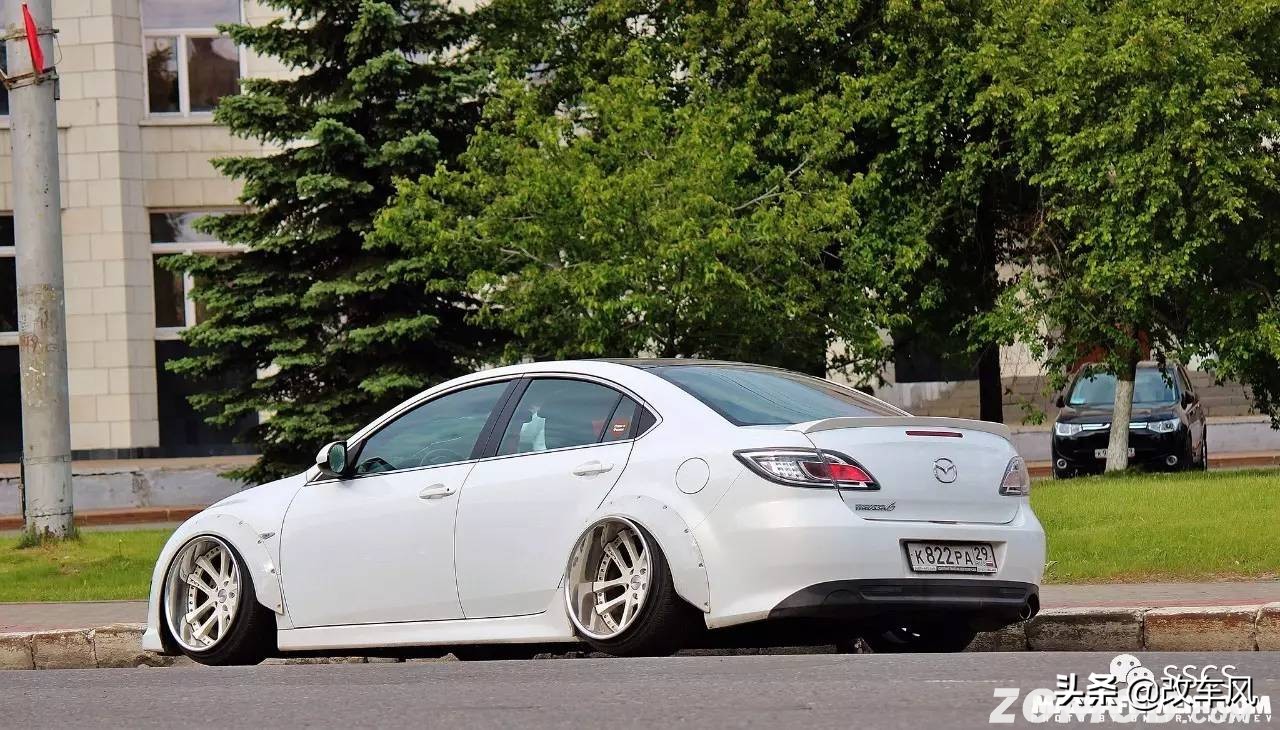 估计战斗名族追求的就是这种夸张效果?马自达6睿翼欣赏