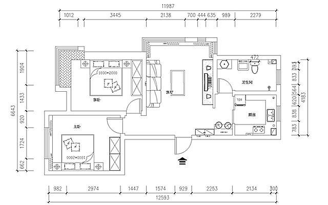 复式挑空客厅电视背景墙,客厅背景墙太空旷怎么办