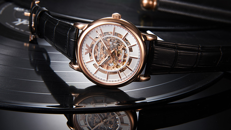 阿玛尼全自动镂空机械方形男表,阿玛尼全自动机械镂空男士手表