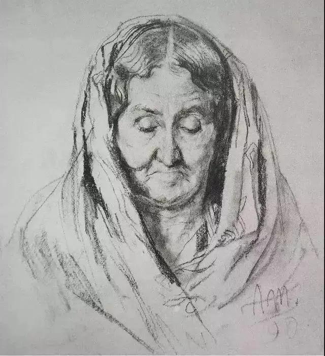 阿道夫门采尔速写作品,门采尔高清速写作品图片