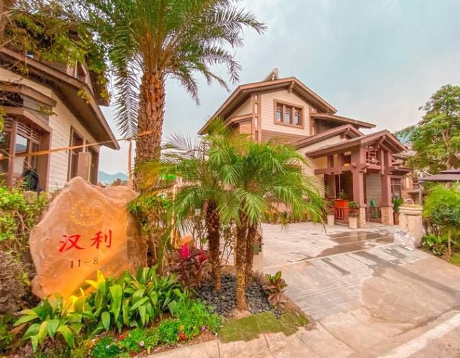 清远别墅温泉度假大泳池四房,清远市别墅温泉旅游度假