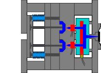 缩口模具结构原理动画,模具经典结构180例
