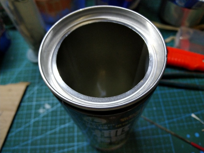 椰子汁罐制作酒精炉,自己制作猛火酒精炉