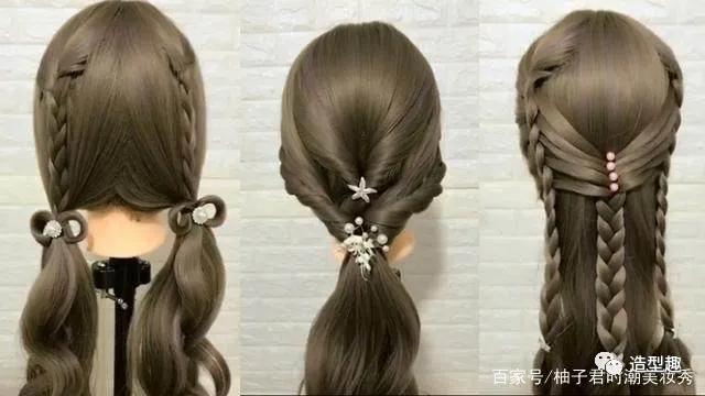 超实用8种编发教程0基础轻松get,儿童长发编发教程8-12岁新年编发