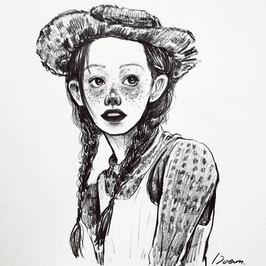 一支铅笔画素描风景,一支铅笔画出来的画