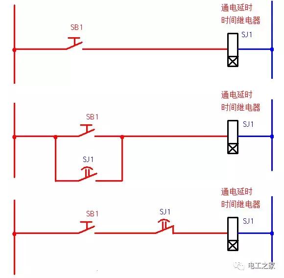 接触器点动正反转控制电路图,交流接触器控制不间断电路