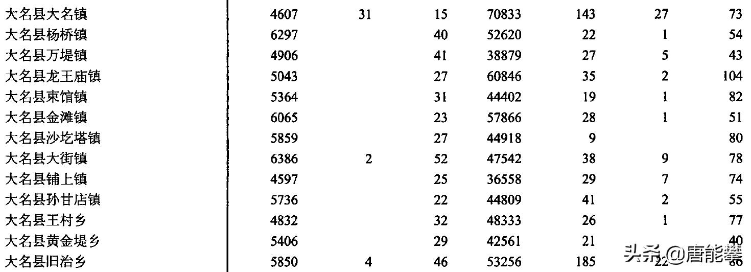 邯郸大名县和馆陶县,河北邯郸大名变化