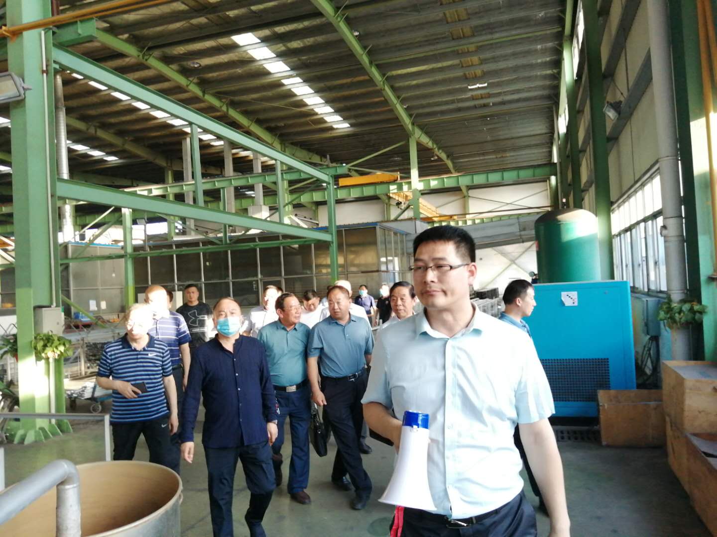 郑州市沈丘商会孙明洋会长带队走访龙图节能铝材(宣城)有限公司