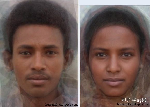 「世界人类图鉴」人类的摇篮:撒哈拉以南非洲居民的平均脸