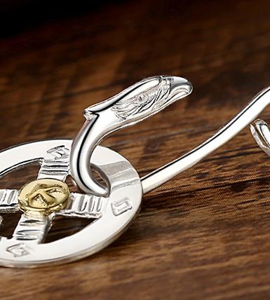 手工纯银项链999纯银正品网红爆款,羽毛纯银项链