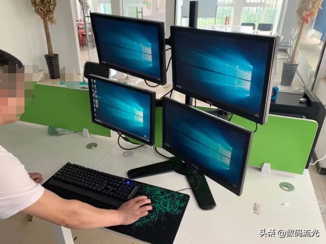 炒股专用4联屏电脑主机配置,组装炒股电脑配置