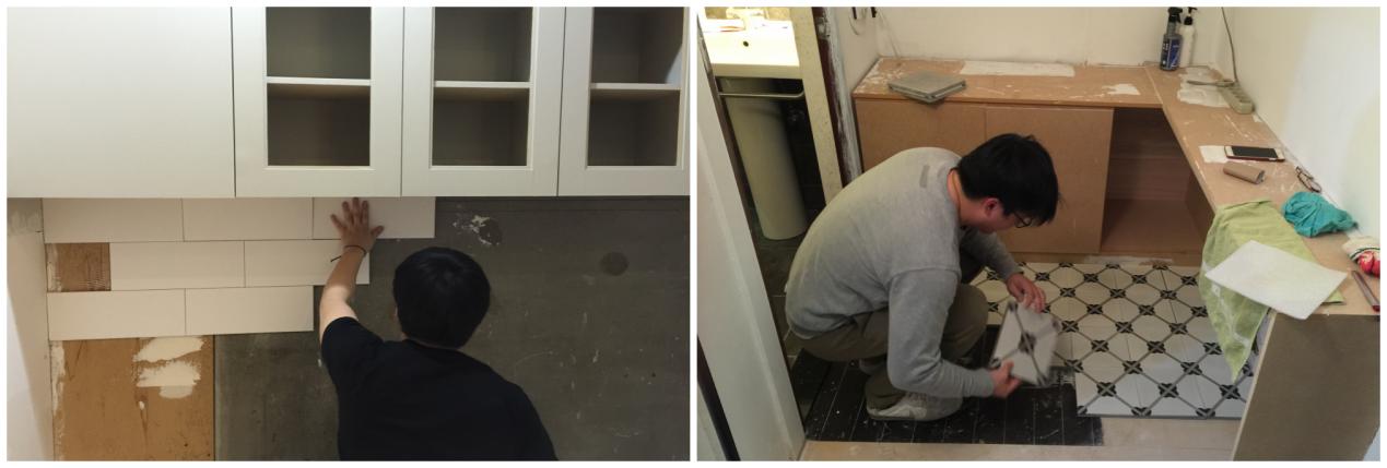 160㎡一层带地下室，水电墙砖韩国夫妻全自己干，10万块完工