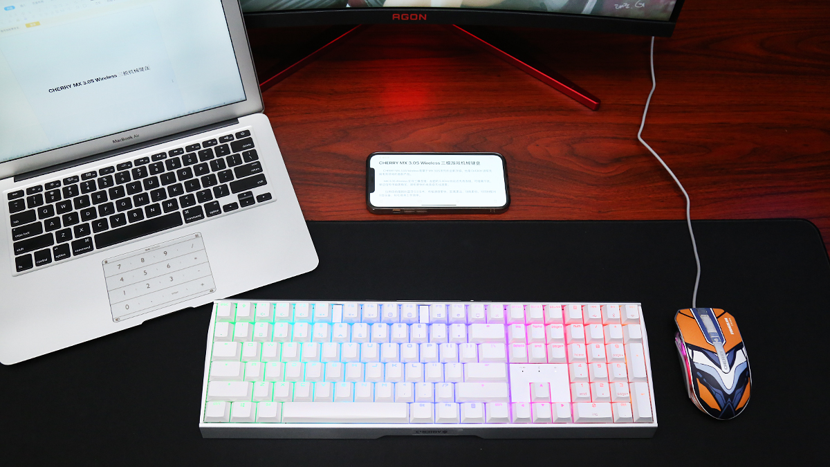 CHERRYMX3.0S三模无线游戏机械键盘评测：好饭不怕晚
