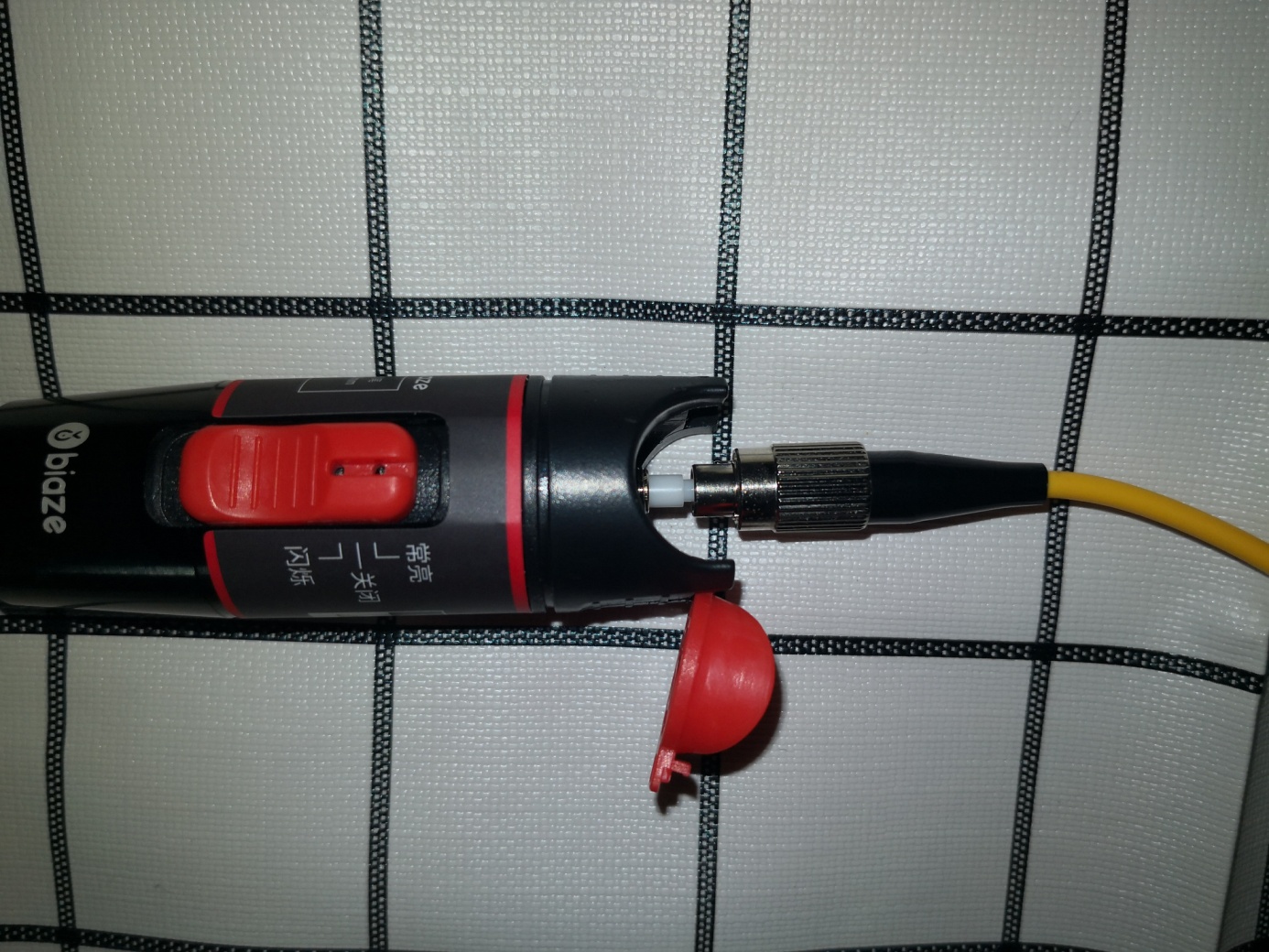 看到红点，线路通畅-毕亚兹光纤探测器评测