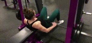 史密斯臀部训练动作,史密斯深蹲臀部哪个地方发力